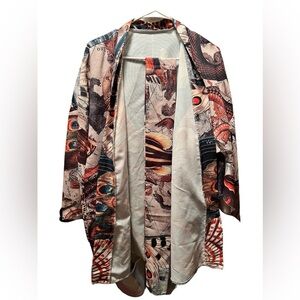 Vintage Kimono with Belt - One Size